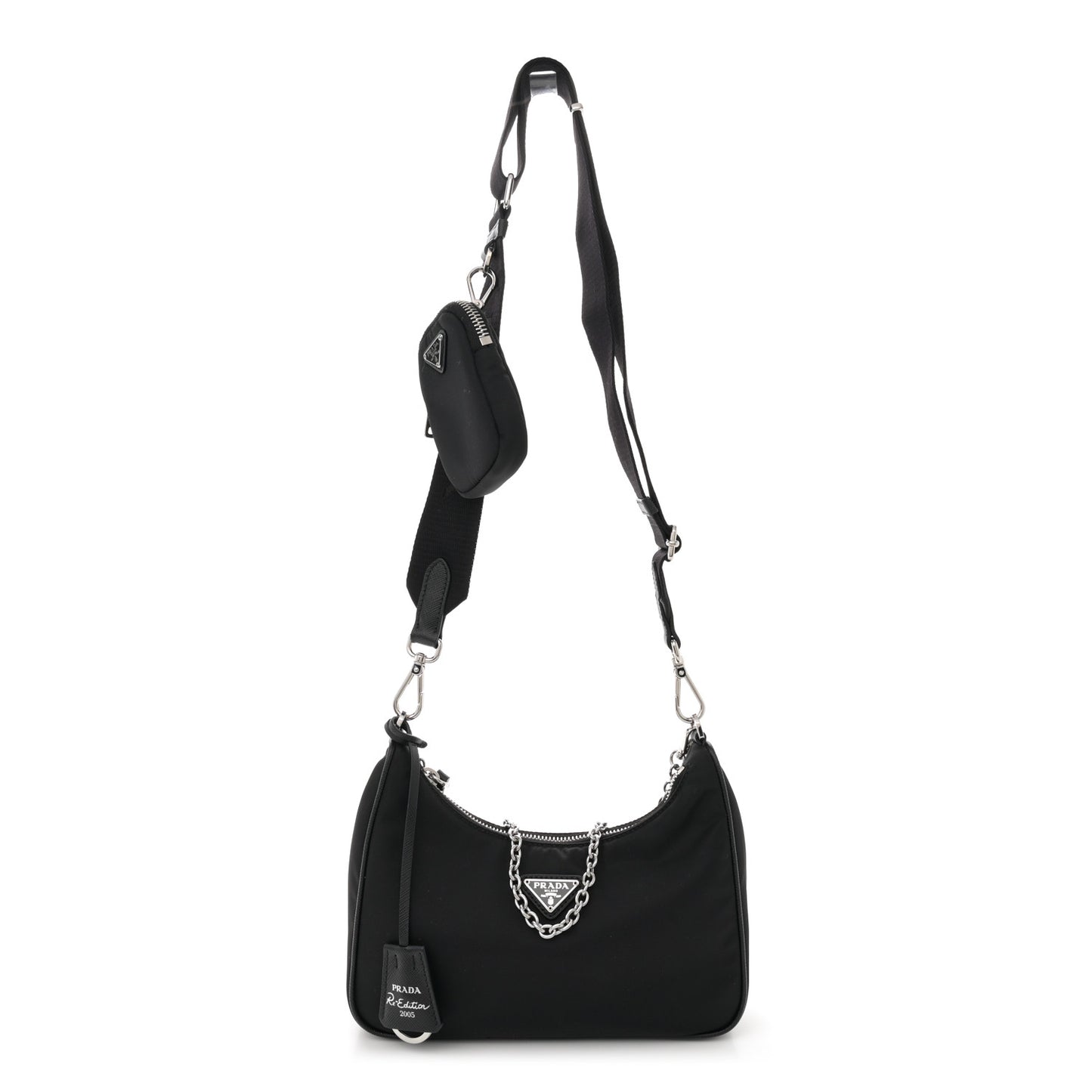 Nylon Re-Edition 2005 Shoulder Bag Black