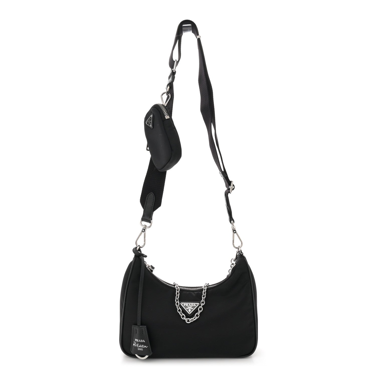 Prada Nylon Re-Edition 2005 Shoulder Bag Black 1 of 10