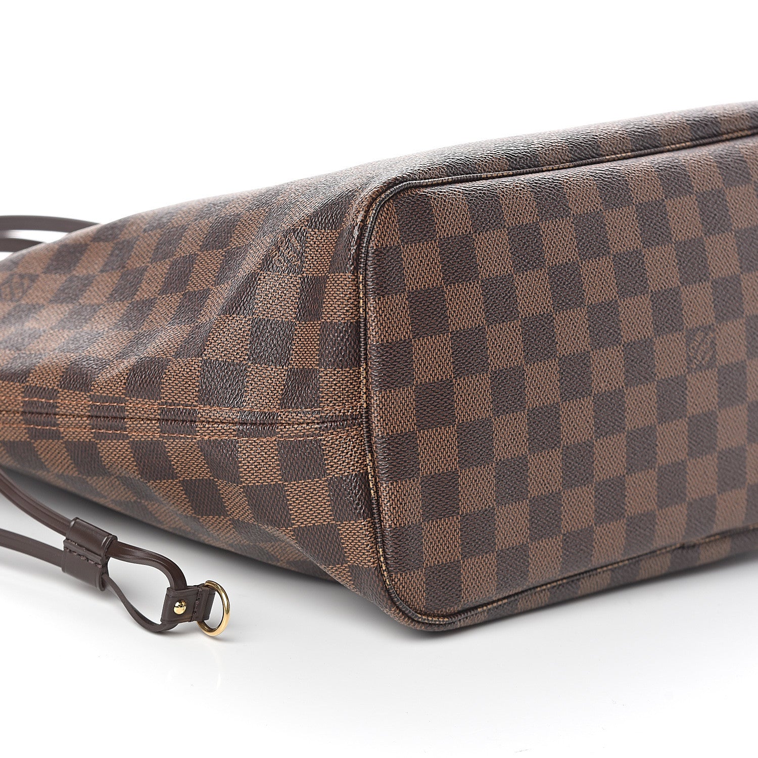 Louis Vuitton Damier Ebene Neo Neverfull MM Rose Ballerine 8 of 9