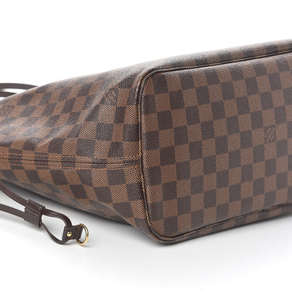 Louis Vuitton Damier Ebene Neo Neverfull MM Rose Ballerine 8 of 9
