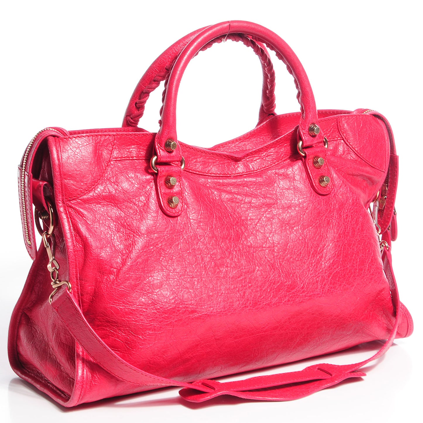 Agneau Giant 12 Rose Gold Hardware City Rose Thulian