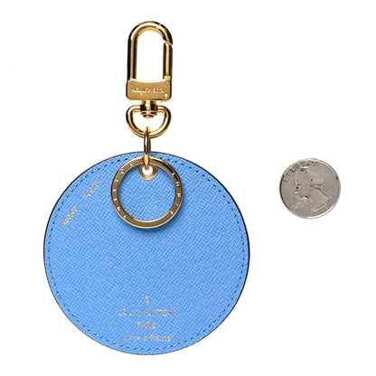 Louis Vuitton Monogram 2021 Christmas Animation China Wall Bag Charm Key Ring Myosotis Blue 2 of 5