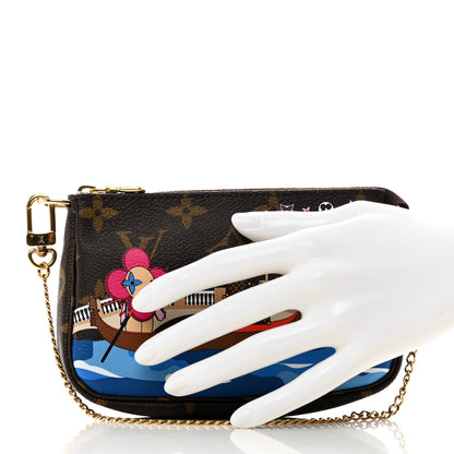 Louis Vuitton Monogram 2019 Christmas Animation Mini Venice Pochette Accessories Blue 2 of 8