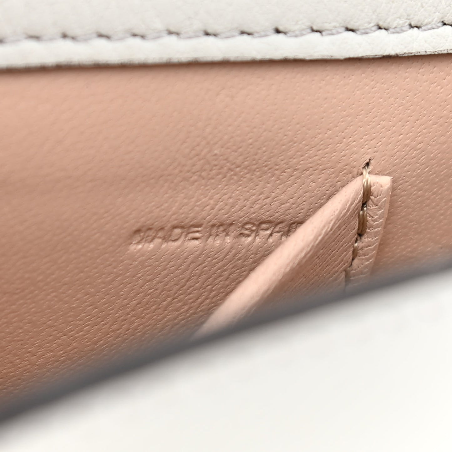 Calfskin Small Nile Bracelet Minaudiere Bag Airy Grey