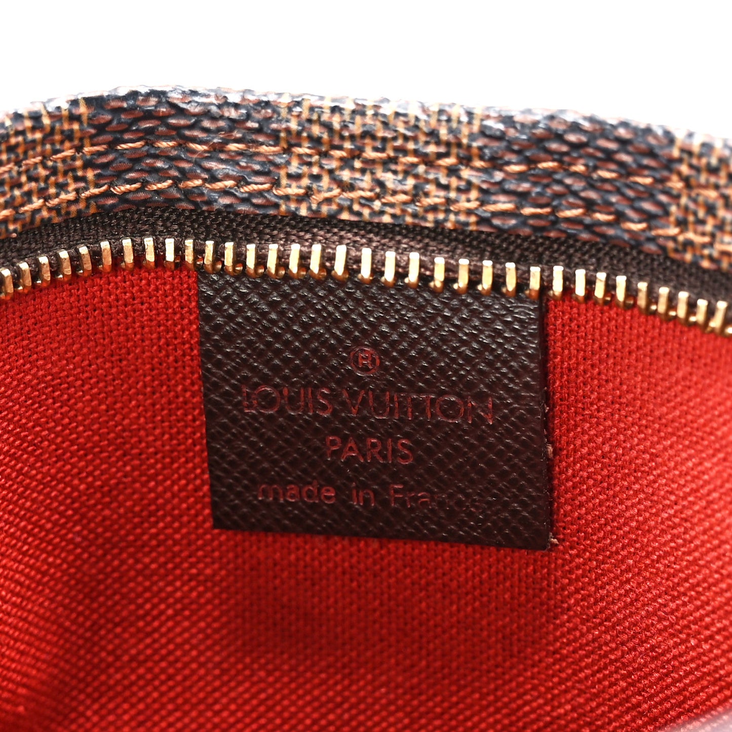 Damier Ebene Trousse Make Up Bag Pochette