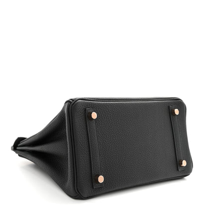 Hermes Togo Birkin 25 Black 4 of 12