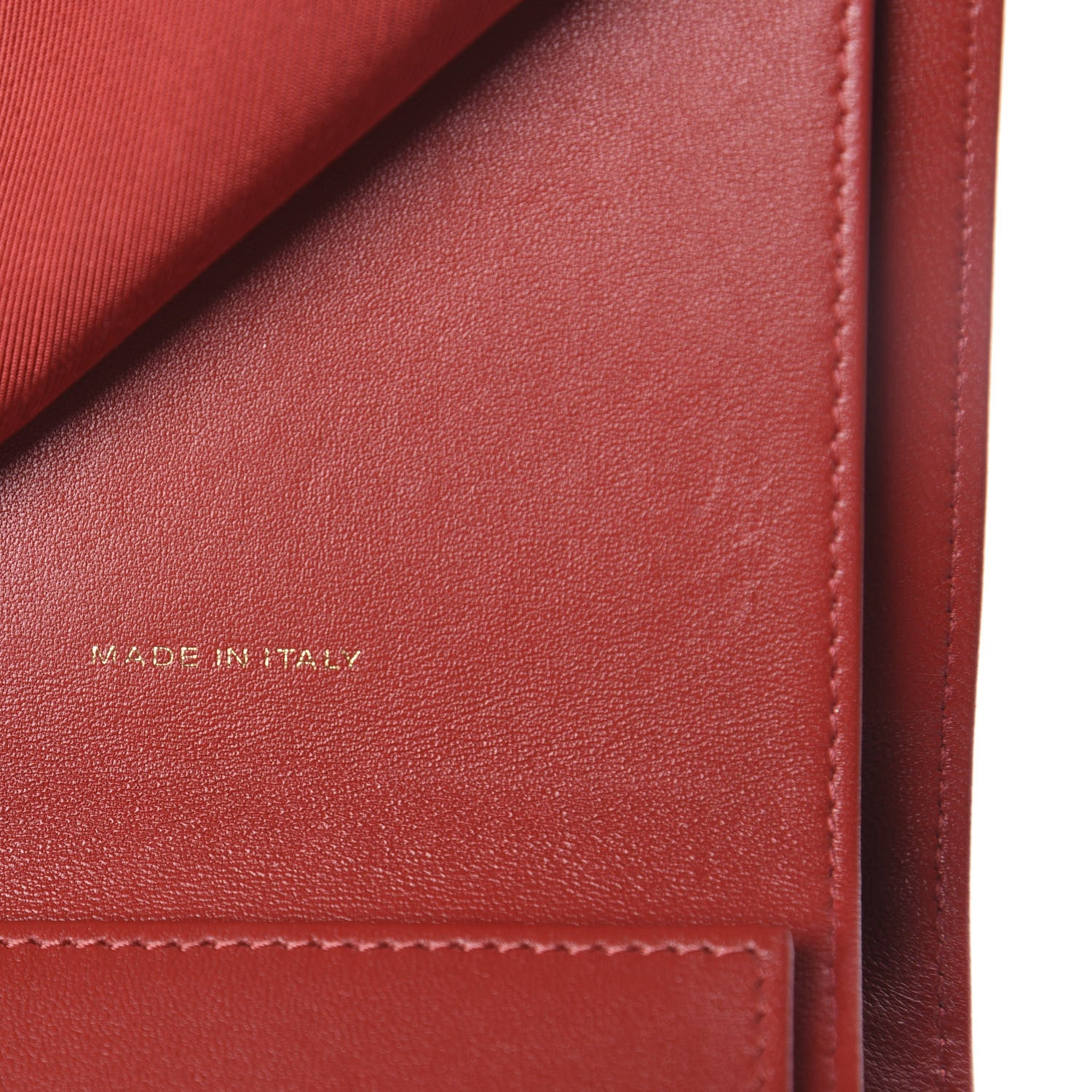Chanel Lambskin Quilted Small Compact Wallet Red 6 of 7