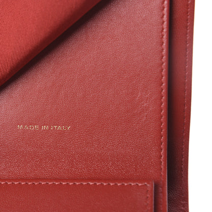 Chanel Lambskin Quilted Small Compact Wallet Red 6 of 7