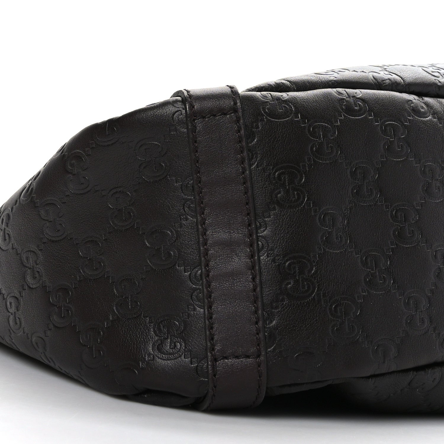 Gucci Guccissima Medium Abbey Shoulder Bag Chocolate 8 of 9