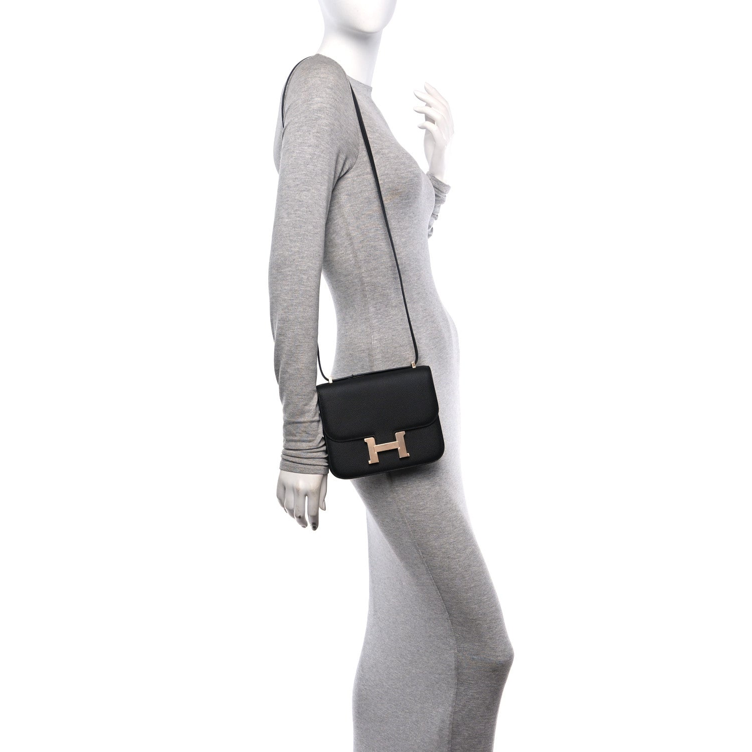 Hermes Epsom Constance 18 Black 2 of 11