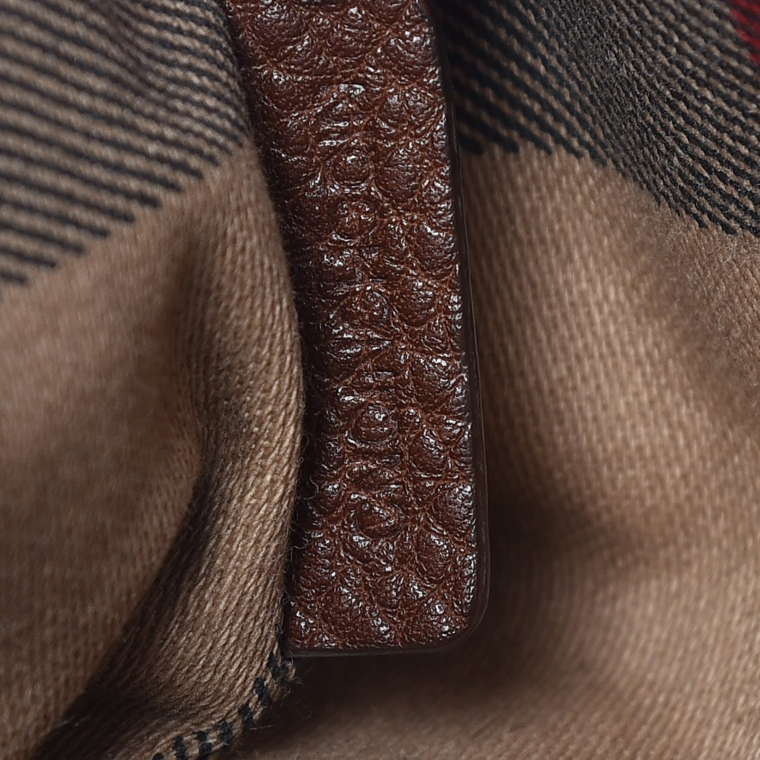 Burberry Canvas Calfskin Logo Tote Brown 11 of 15