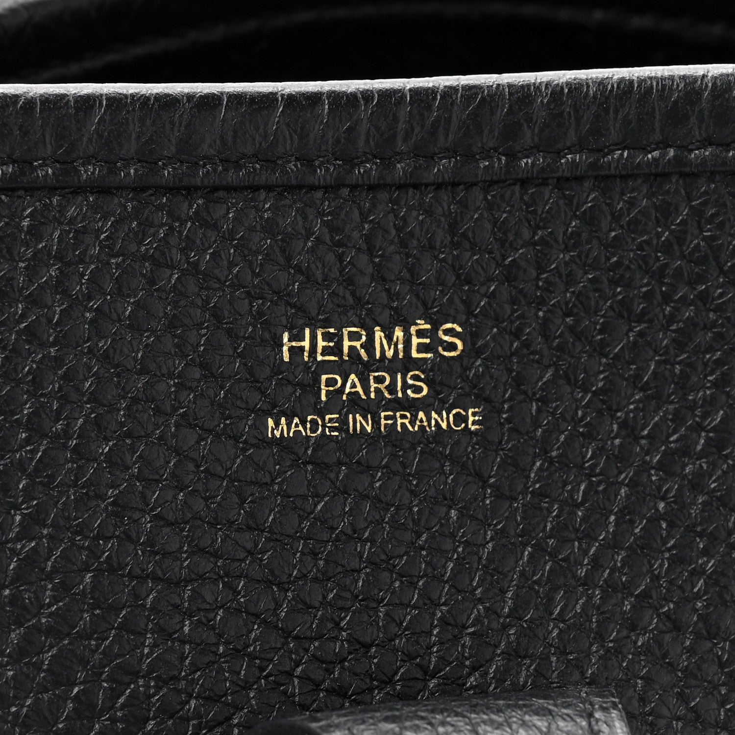Hermes Taurillon Clemence Evelyne III PM Black 6 of 10