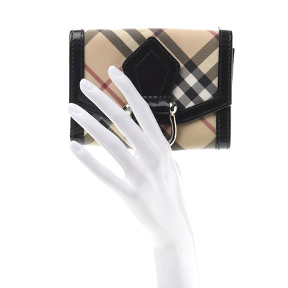 Burberry Nova Check Penrose Compact Wallet Black 2 of 12
