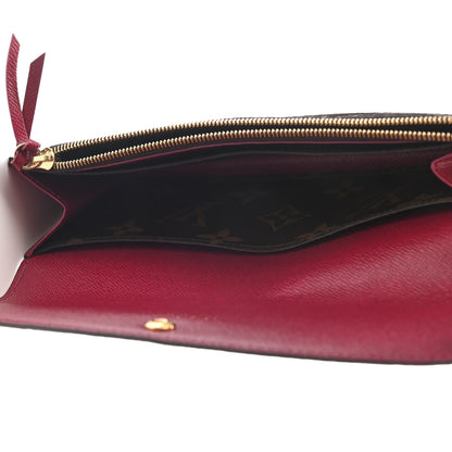 Louis Vuitton Monogram Emilie Wallet Fuchsia 5 of 7