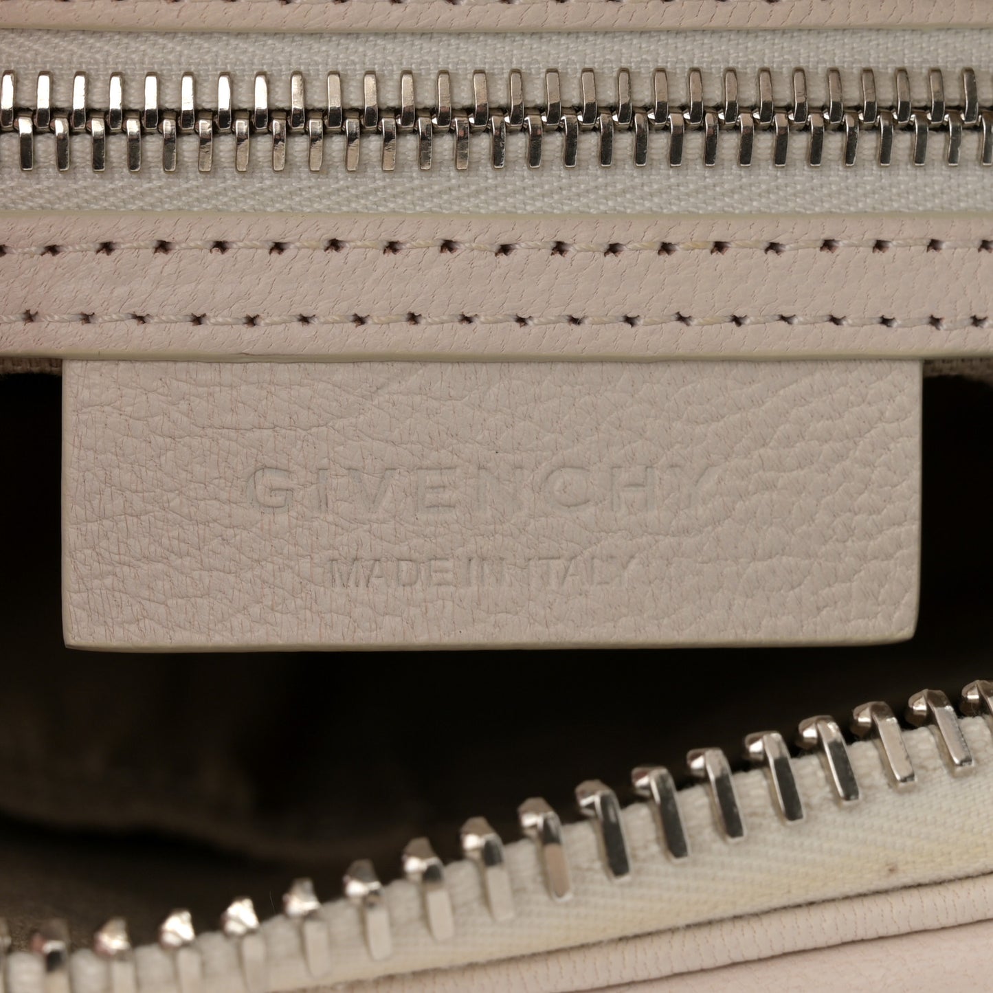 Sugar Goatskin Mini Antigona Off White