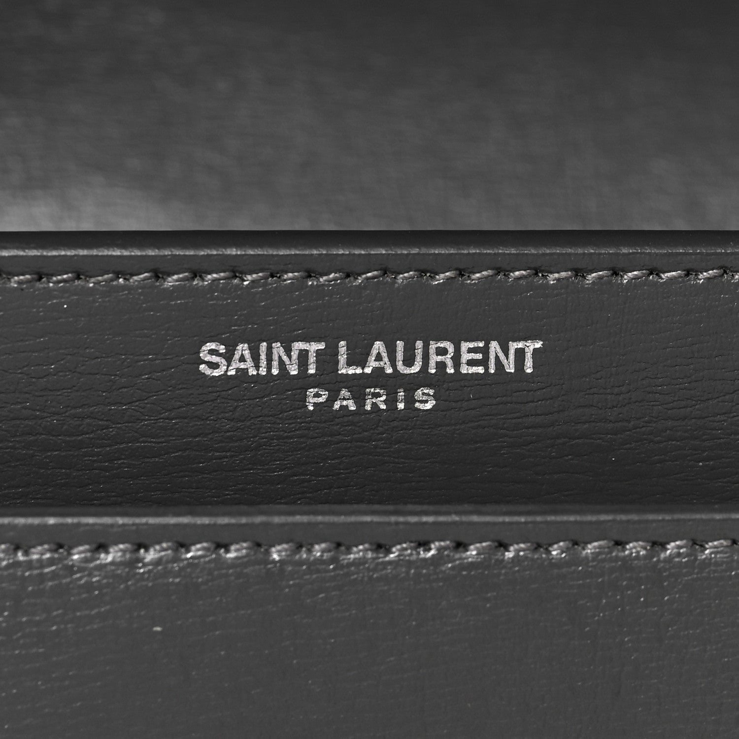 Saint Laurent Smooth Calfskin Medium Monogram Sunset Satchel Anthracite 7 of 9
