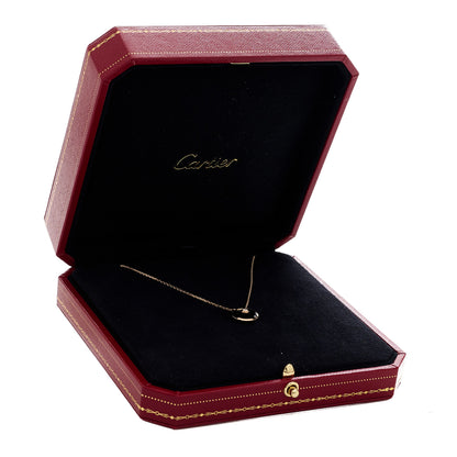 Cartier 18K Pink Gold Diamond Black Onyx XS Amulette de Cartier Pendant Necklace 5 of 5