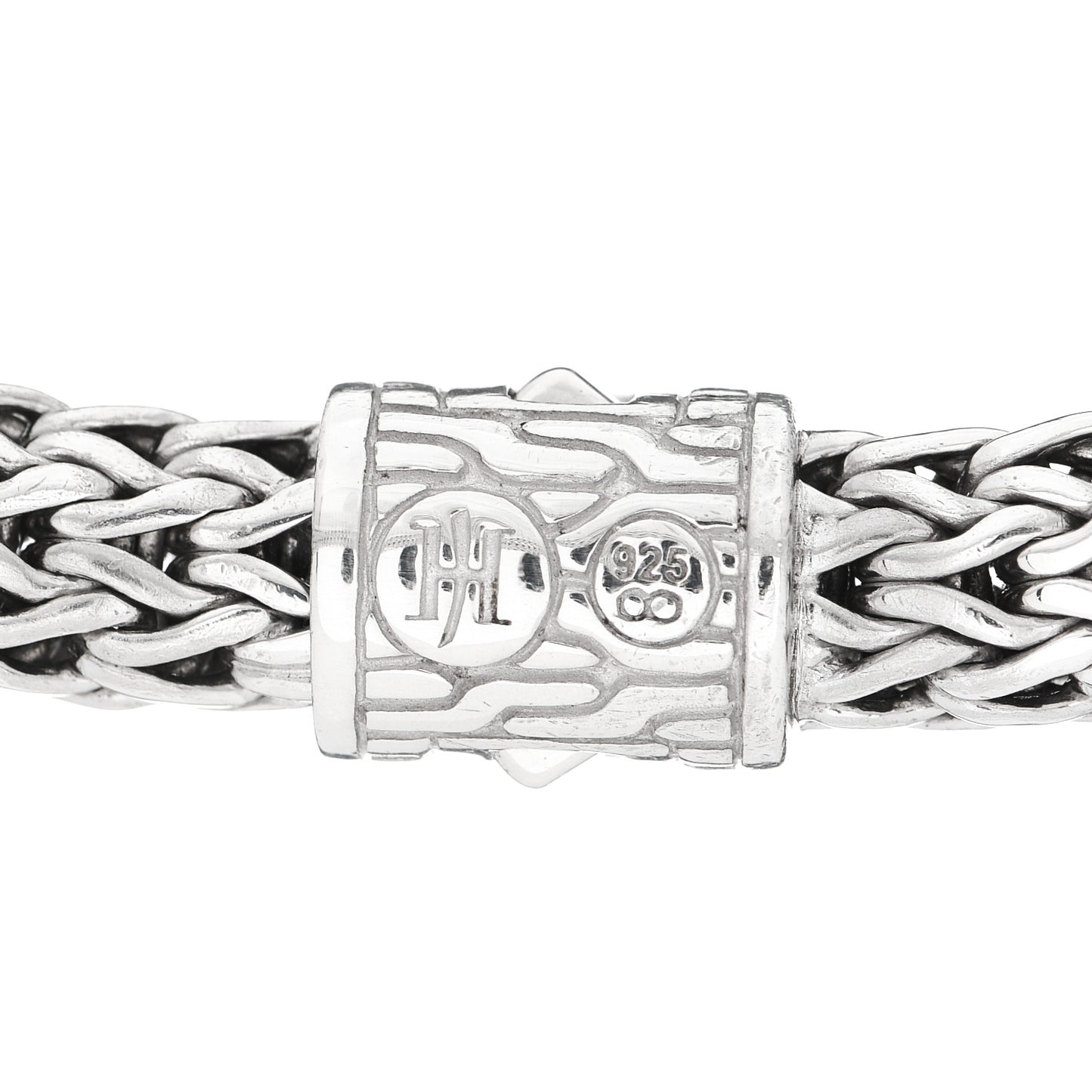 Sterling Silver Diamond 6.5mm Classic Chain Bracelet