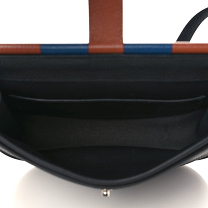 Hermes Taurillon Clemence Chevre Mysore Saut 25 Black 4 of 9