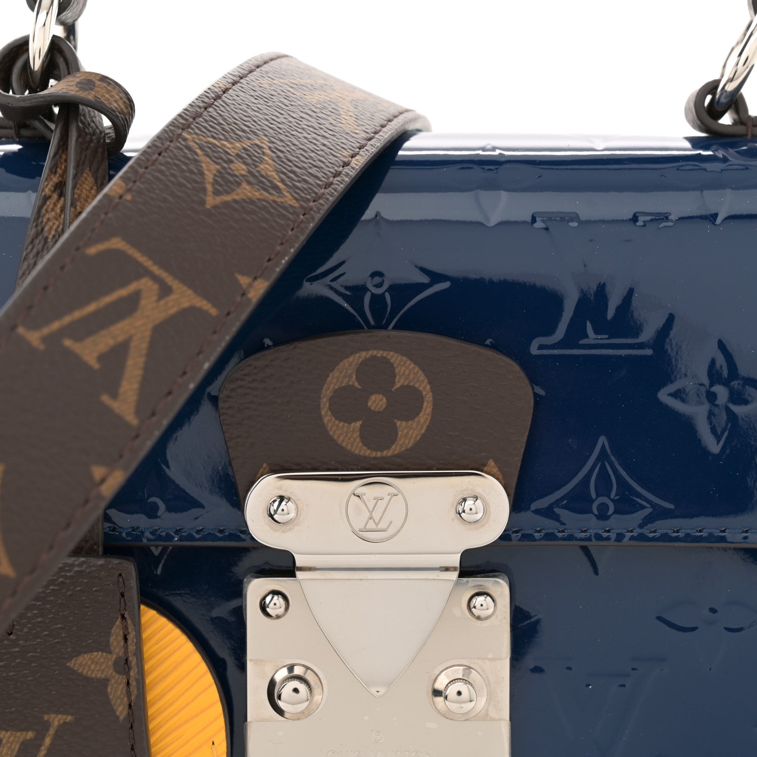 Louis Vuitton Vernis Epi Monogram Spring Street Blue 8 of 11