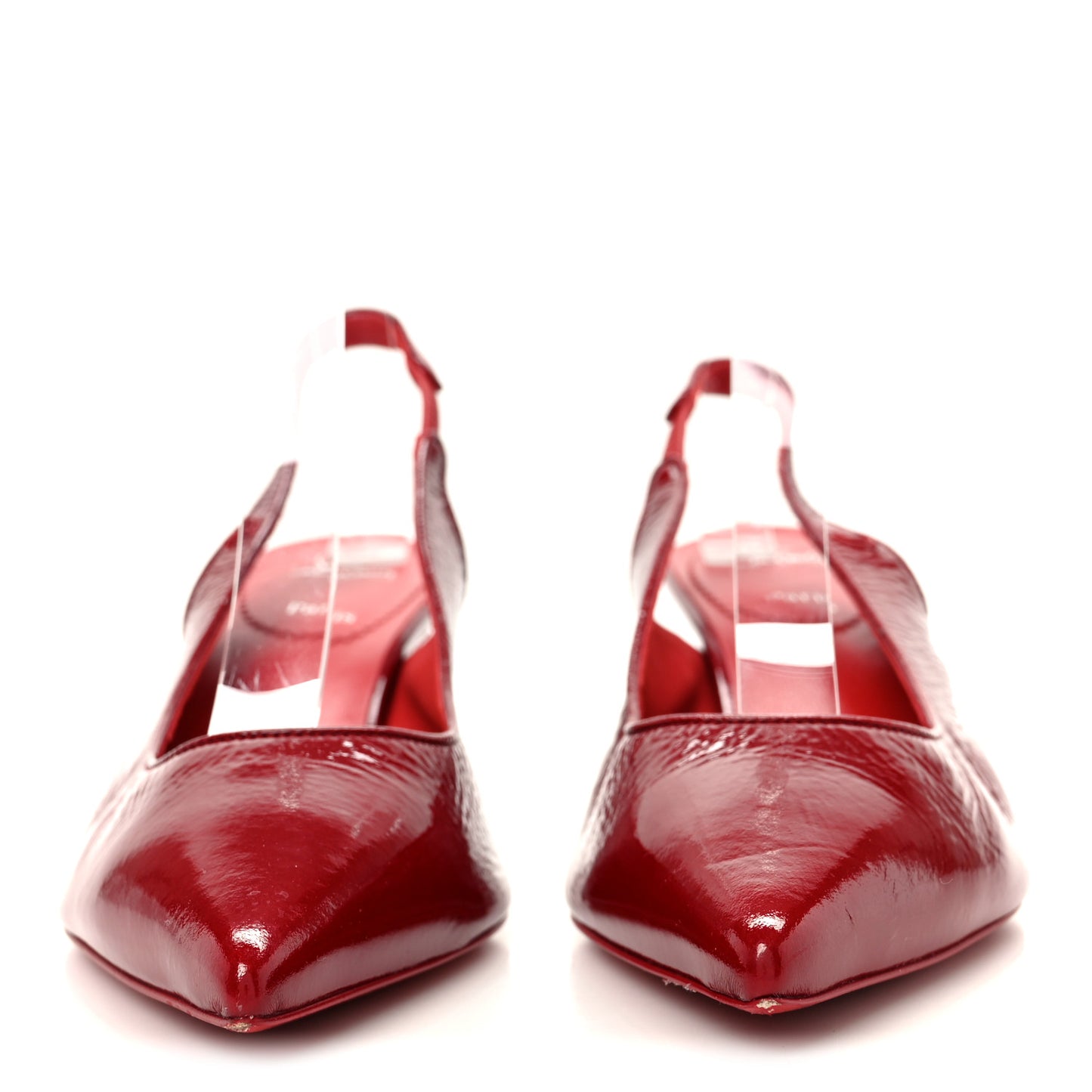 Patent Vogue Sporty Kate 55 Slingback 40.5 Loubi
