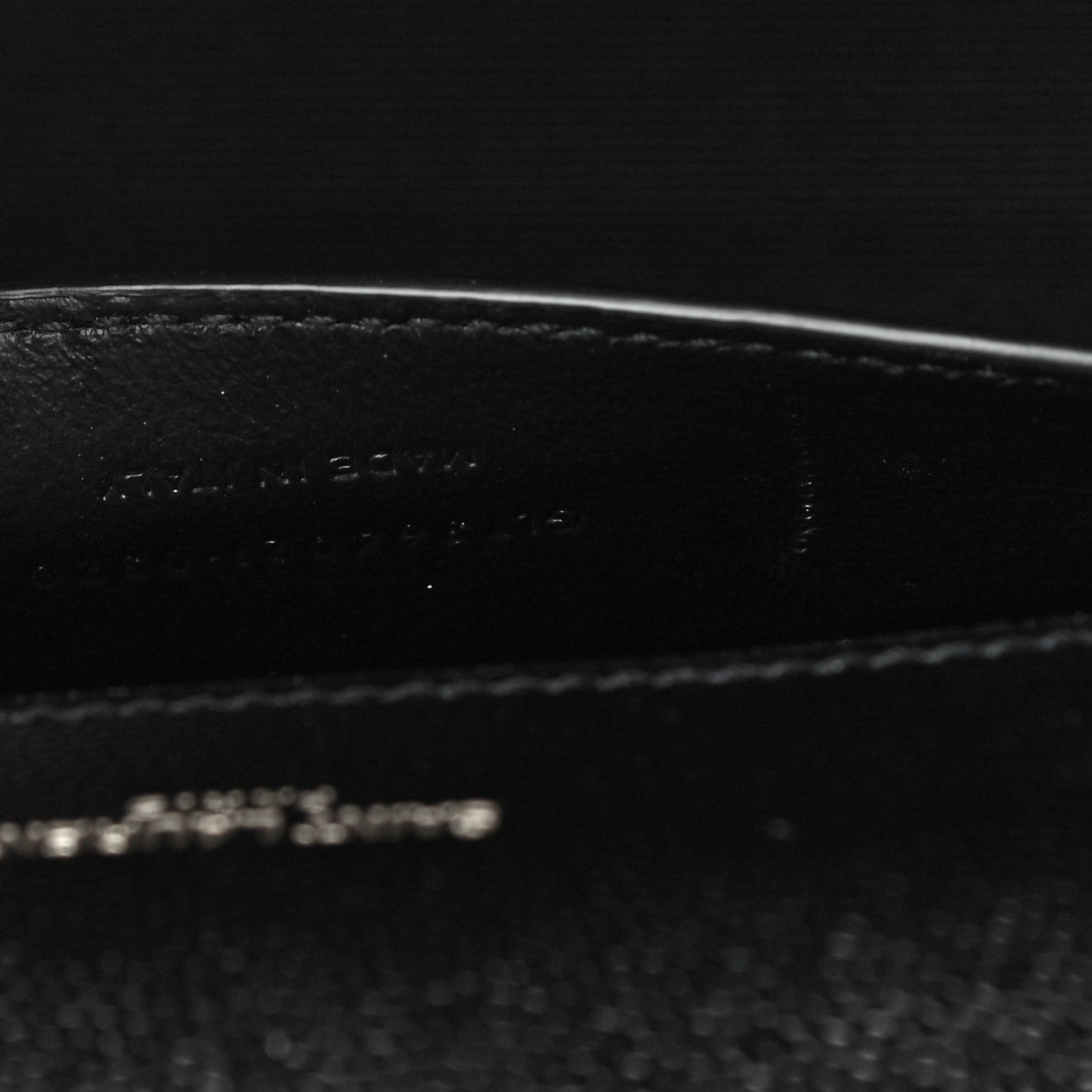 Saint Laurent Grain De Poudre Small Monogram Kate Satchel Black 7 of 10