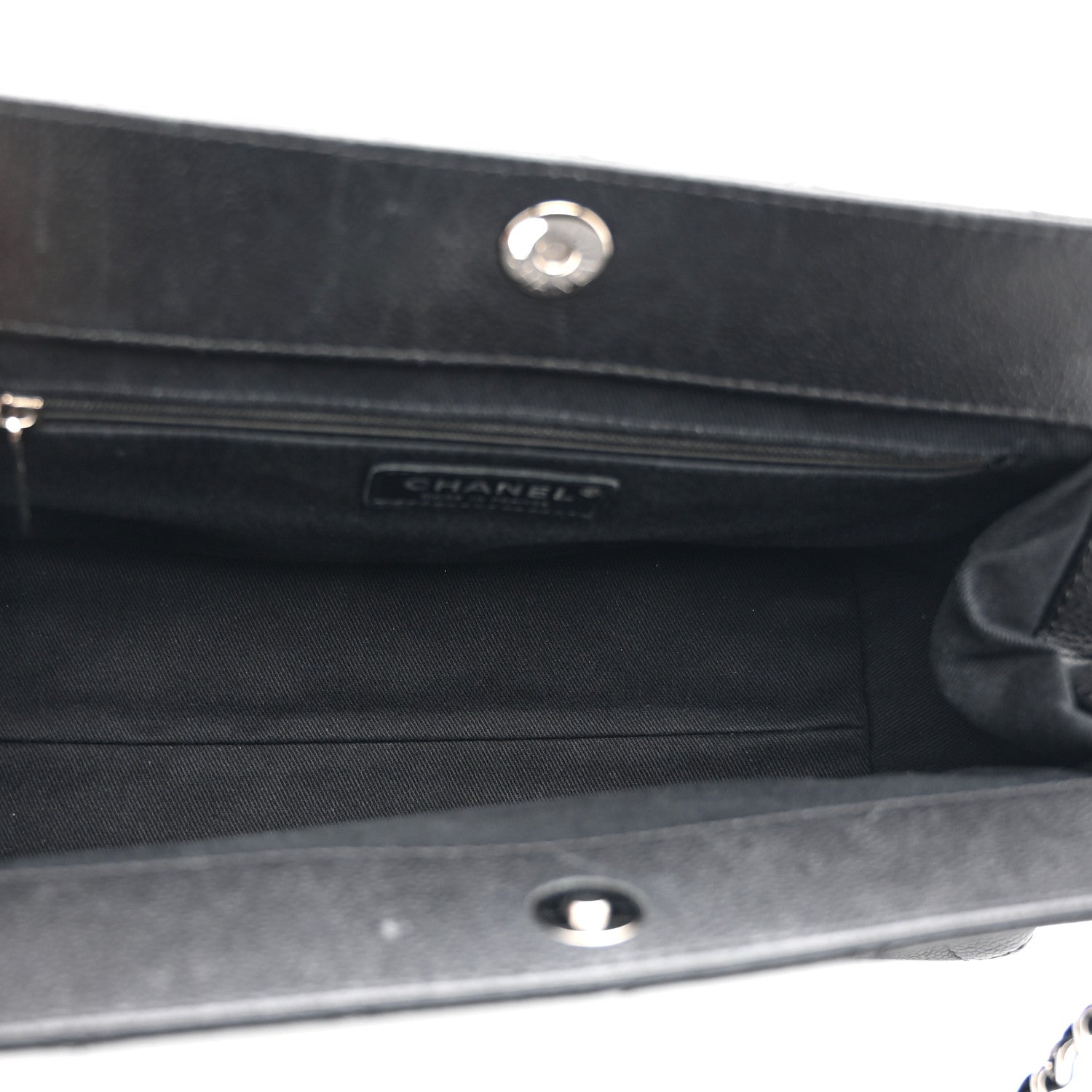 Chanel Caviar Quilted CC Timeless Soft Tote Black 5 of 10