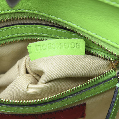 Valentino Garavani Vitello Small Rockstud Double Handle Tote Green Fluo 8 of 18
