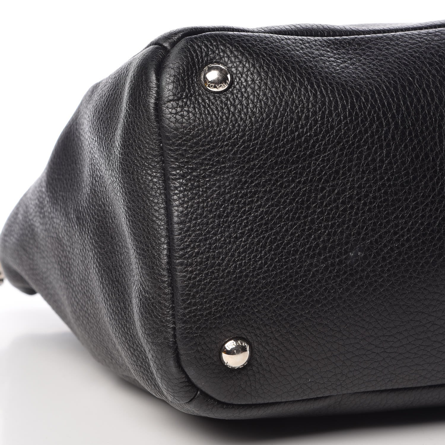 Prada Vitello Daino Tote Black 8 of 13