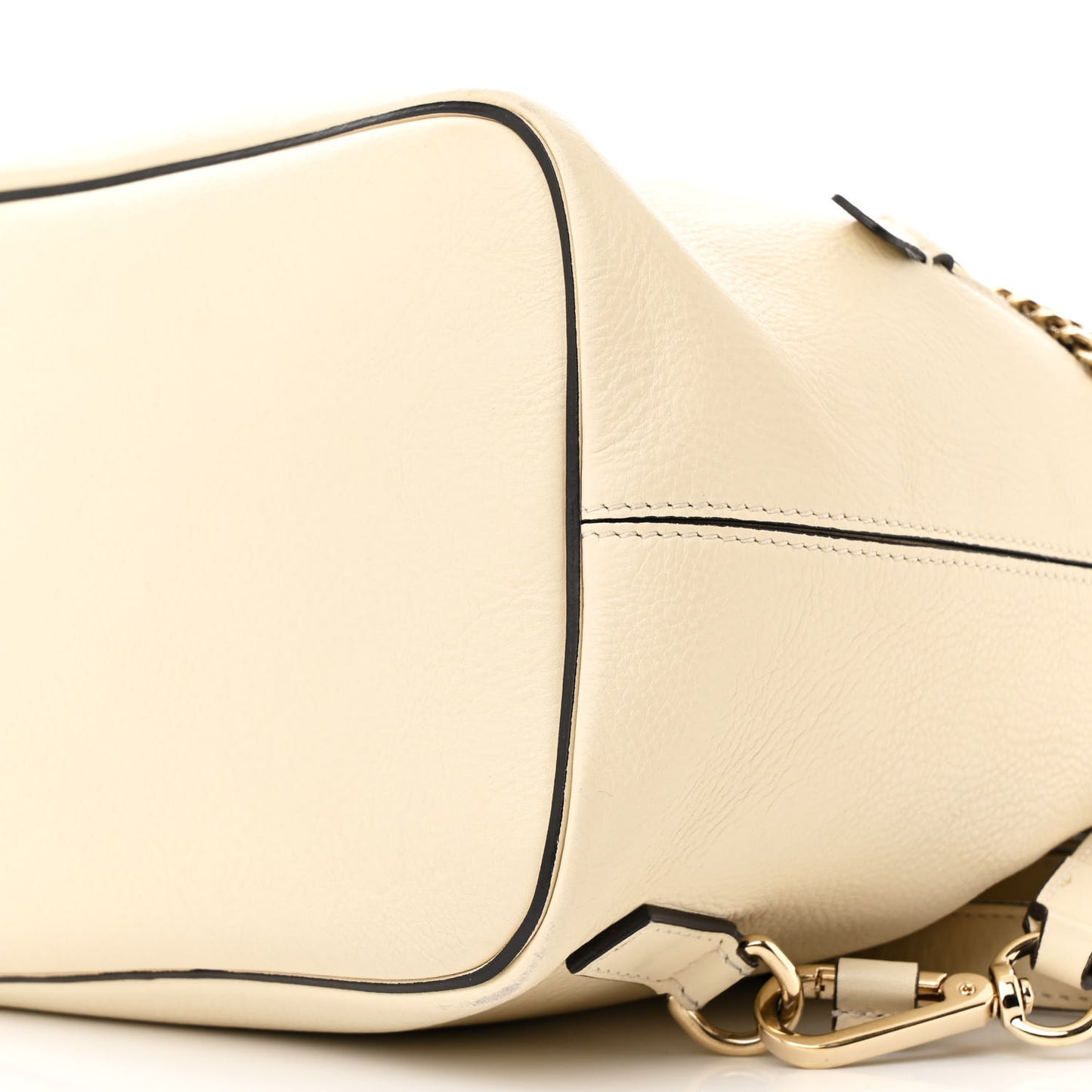 Suede Calfskin Medium Faye Backpack Off White
