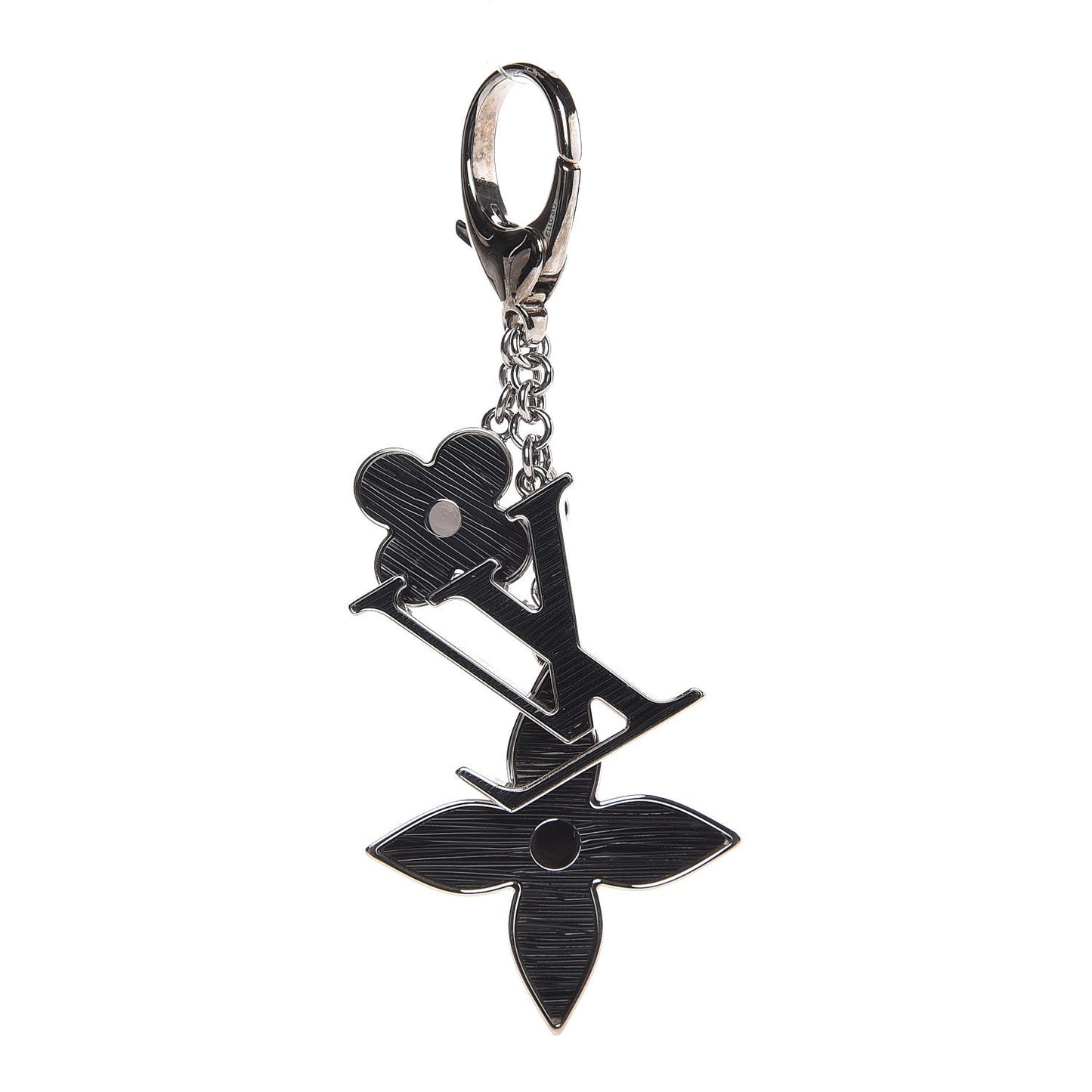 Electric Epi Fleur d'Epi Bag Charm Black