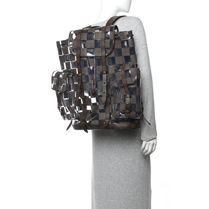 Louis Vuitton PVC Monogram Chess Christopher Backpack 2 of 9