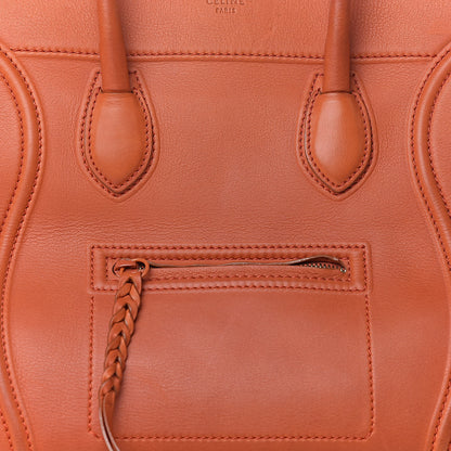 Celine Supple Calfskin Medium Phantom Luggage Orange 16 of 16