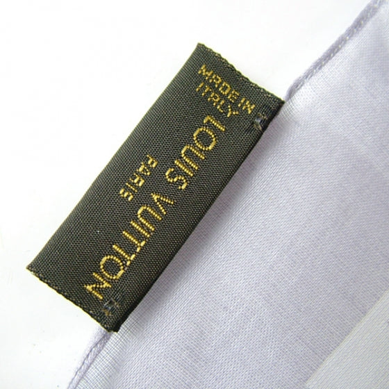 Louis Vuitton Cotton Monogram Fleur Scarf Gray 3 of 5
