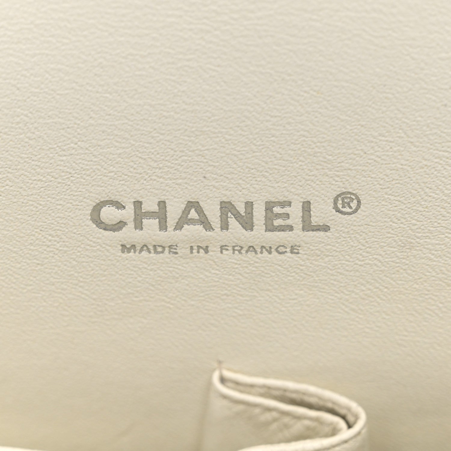 Chanel Caviar Quilted Maxi Double Flap White 6 of 12