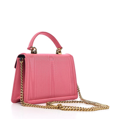 Dolce & Gabbana Silk Small Devotion Envelope Top Handle Bag Pink 3 of 13