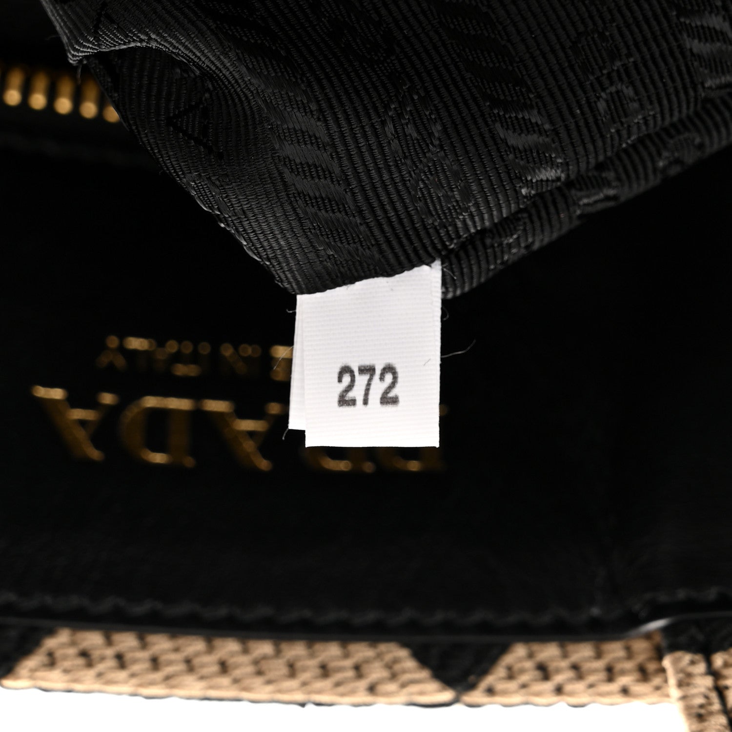 Prada Jacquard Saffiano Triangolo Symbole Embroidered Small Tote Black Corda 6 of 9