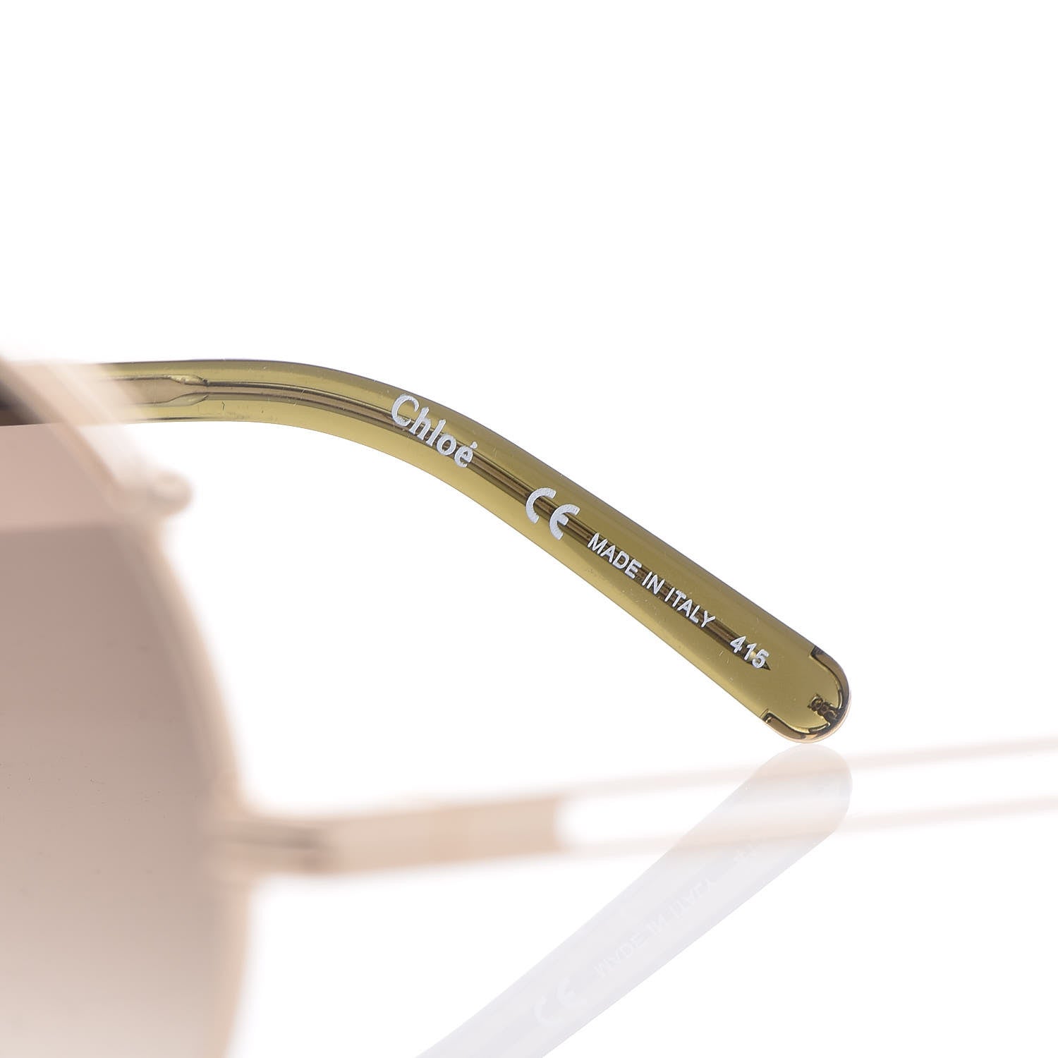 Chloe Isidora Oversized Round Sunglasses CE122S Gold 5 of 7