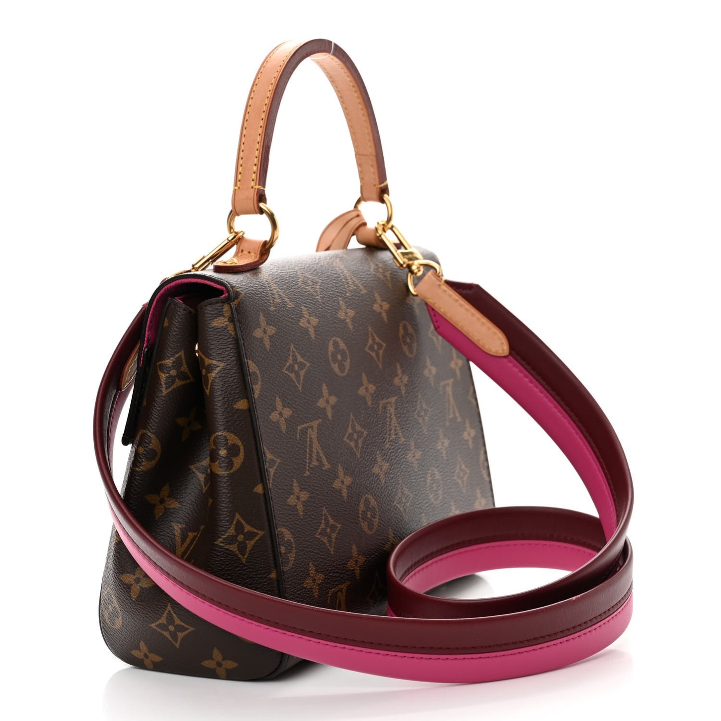 Monogram Cluny BB Bordeaux Fuchsia