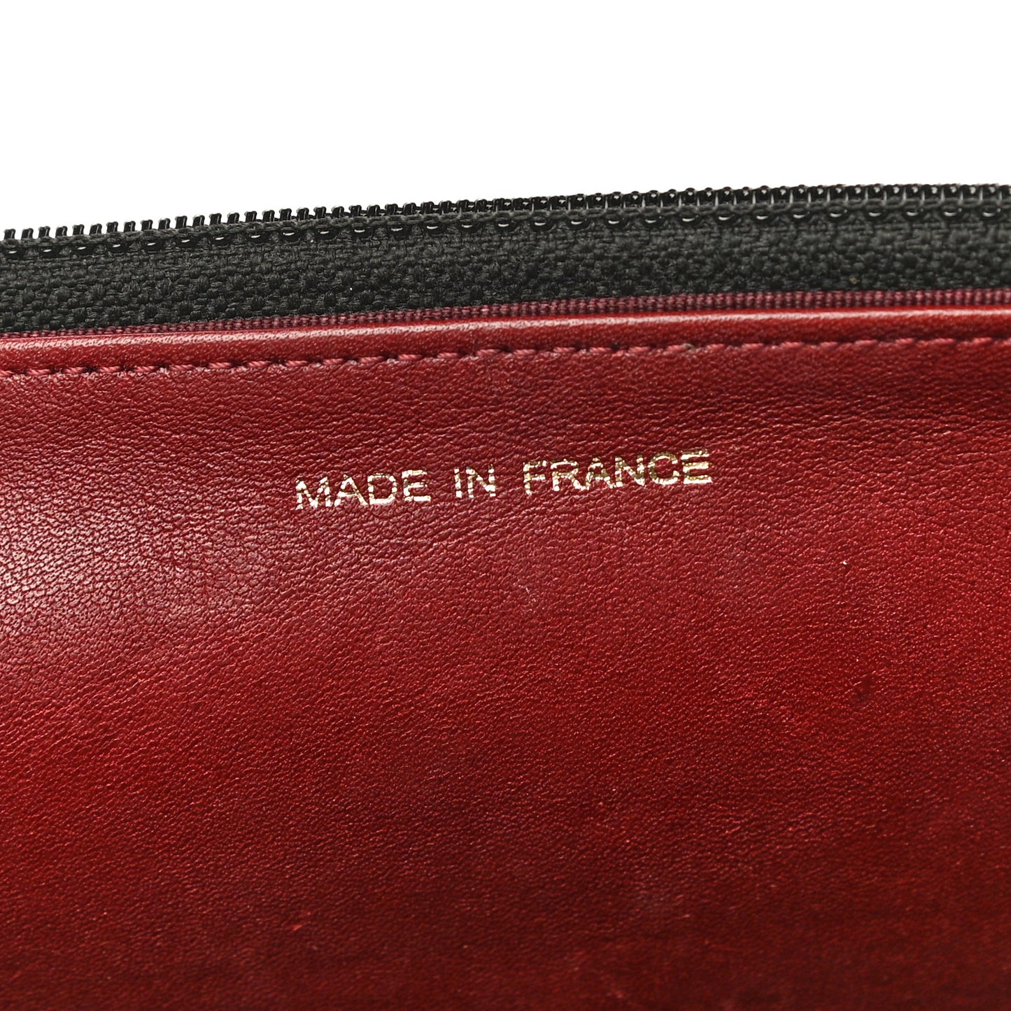 Aged Calfskin Quilted Reissue Wallet On Chain WOC Black