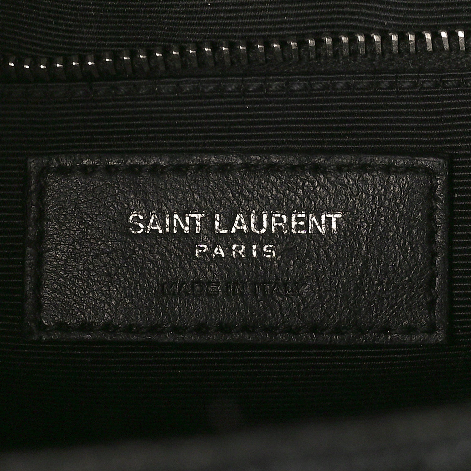 Saint Laurent Grain De Poudre Textured Mixed Matelasse Large Triquilt Monogram Satchel Black 6 of 19