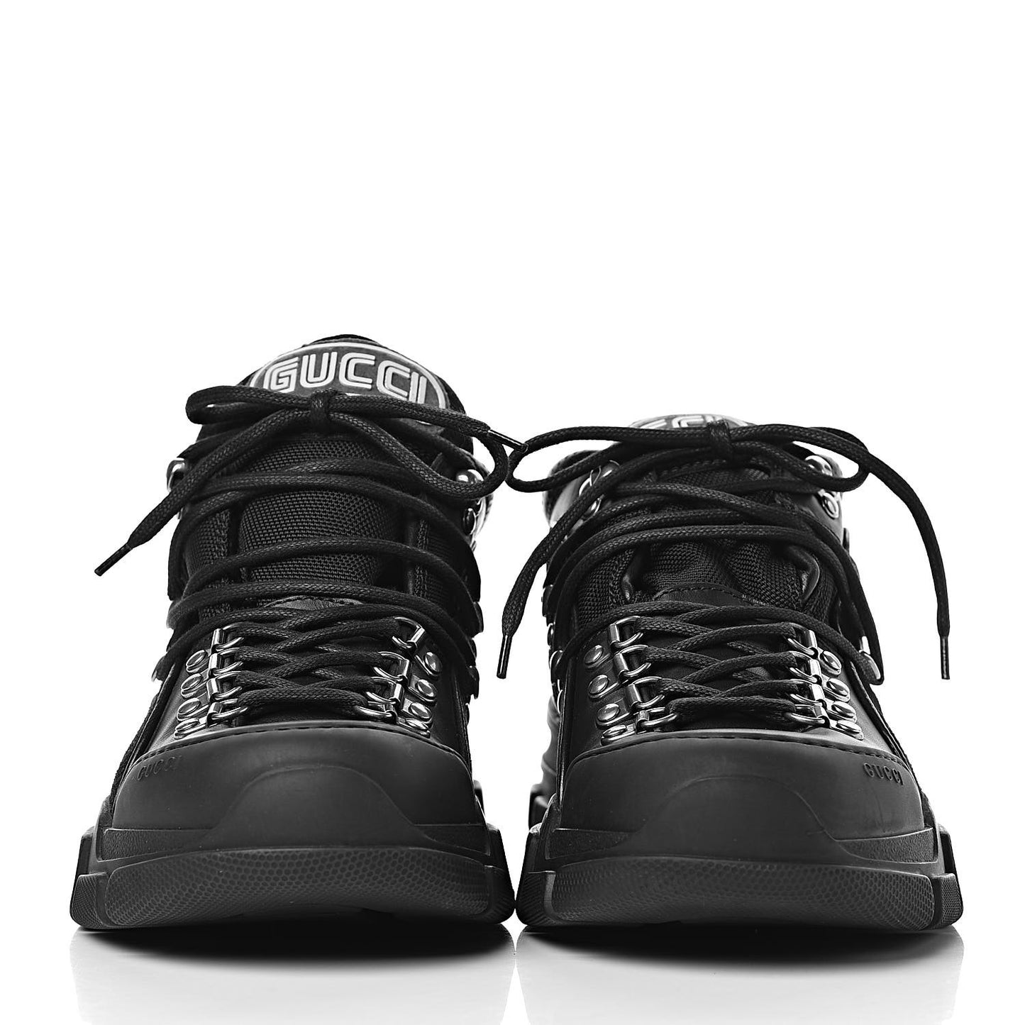 X SEGA Calfskin Suede Technical Canvas Mens Flashtrek Sneakers 8 Black