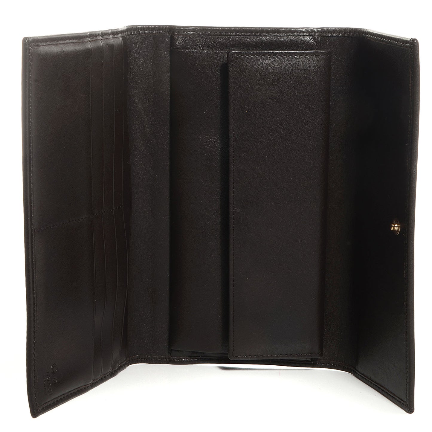 Monogram Denim Signature Continental Wallet Brown