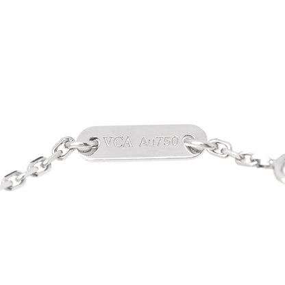 Van Cleef & Arpels 18K White Gold Diamond Mini Frivole Bracelet 3 of 6