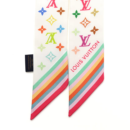 Louis Vuitton LV X TM Silk Monogram Multicolor BB Bandeau White 2 of 3