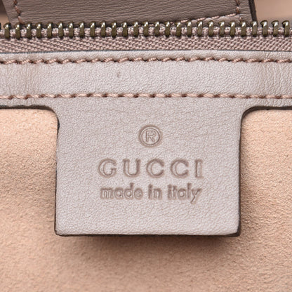 Gucci Calfskin Matelasse Medium GG Marmont Shoulder Tote Bag Porcelain Rose 6 of 7