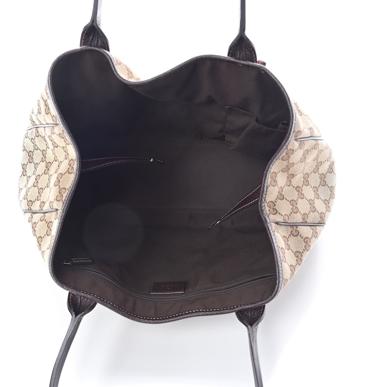 Gucci Monogram Medium Princy Tote Dark Brown 5 of 9