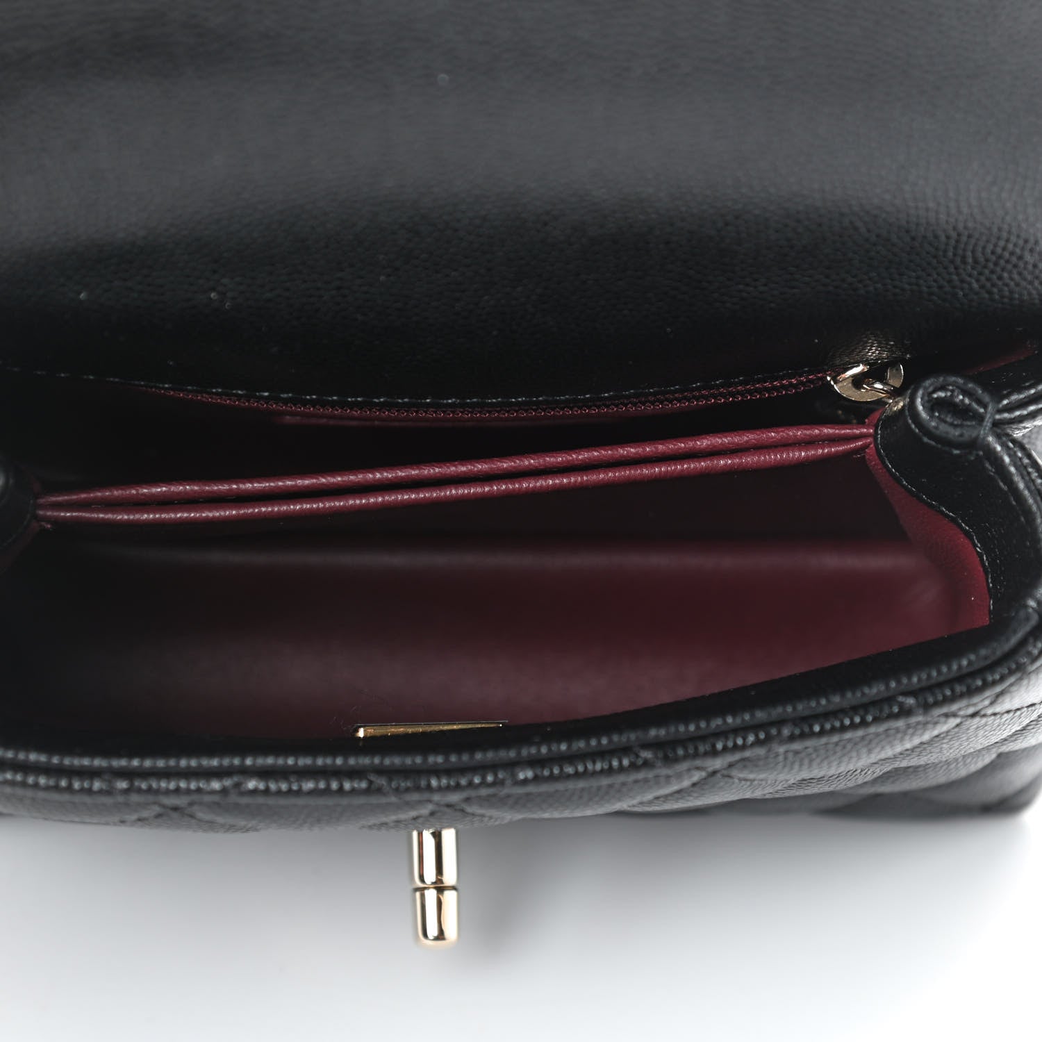 Chanel Caviar Quilted Extra Mini Coco Handle Flap Black 5 of 10