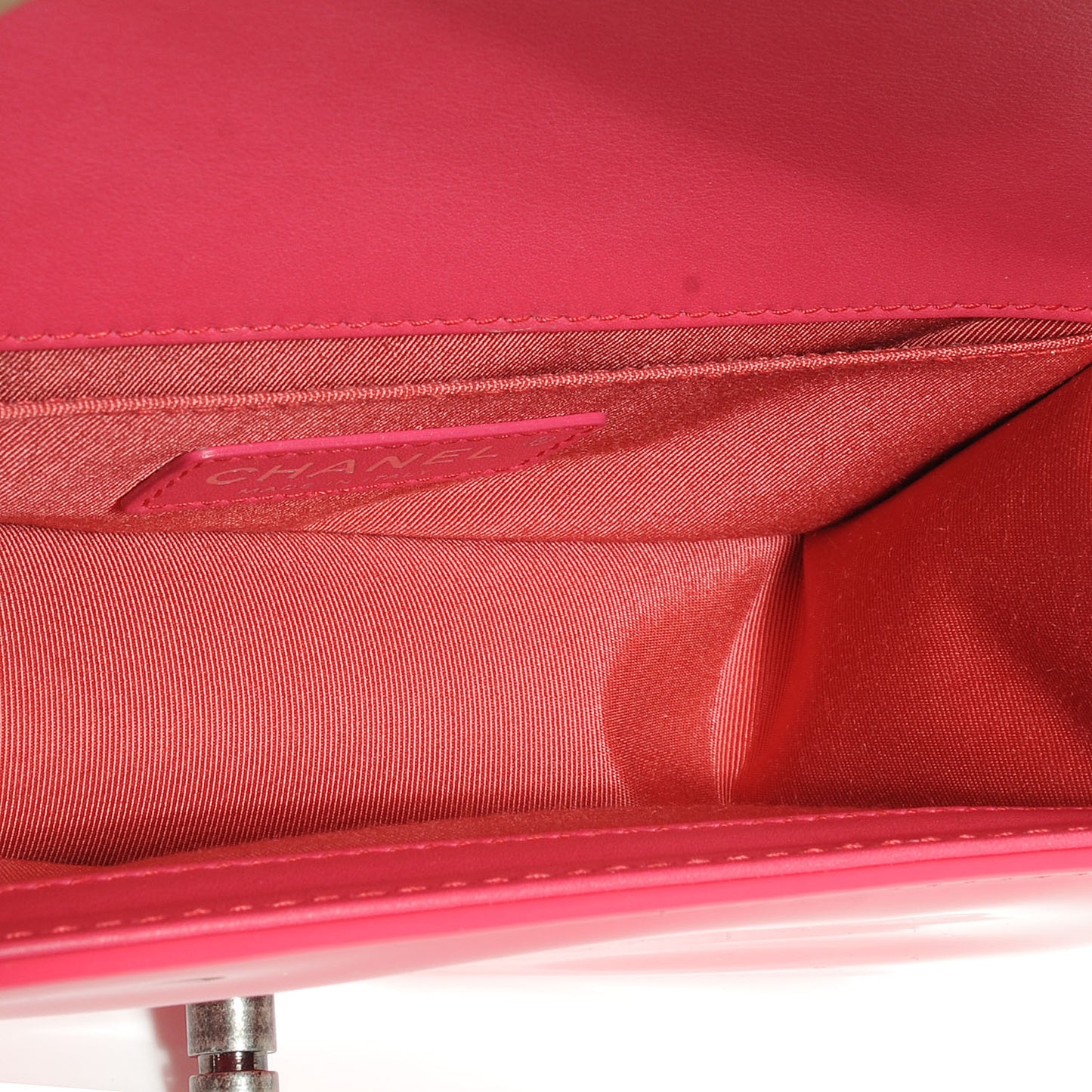 Patent Small Boy Flap Pink