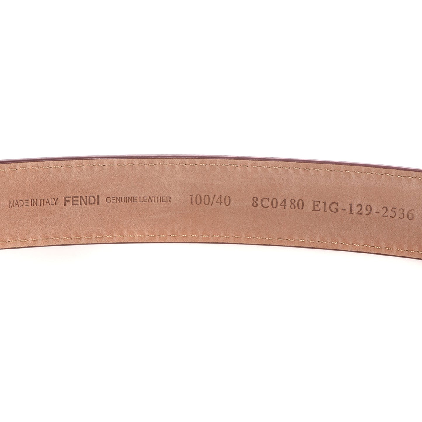Leather Classic Belt 100 40 Red